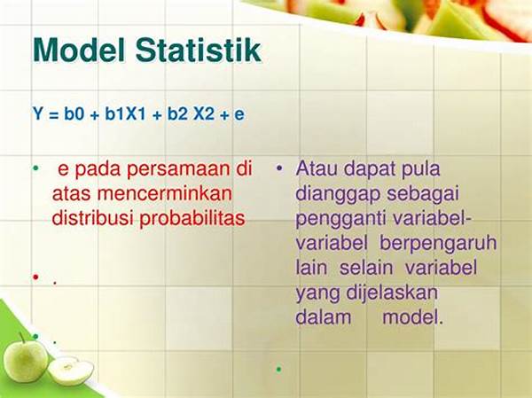 Model Statistik